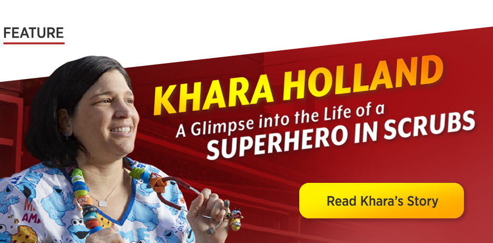 Photo of Khara Holland, A Superhero in Scrubs.