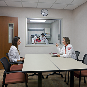 Nursing Simulation Lab Debriefing Room