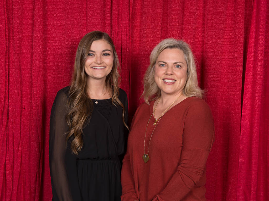 Morgan Bangert with Dr. Laura Randolph