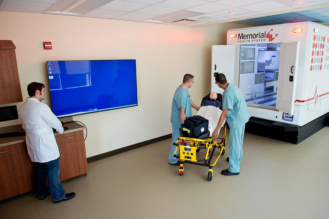 Ambulance on simulation Lab